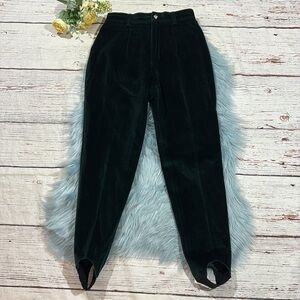 Bogner Black Velvet Track Pants